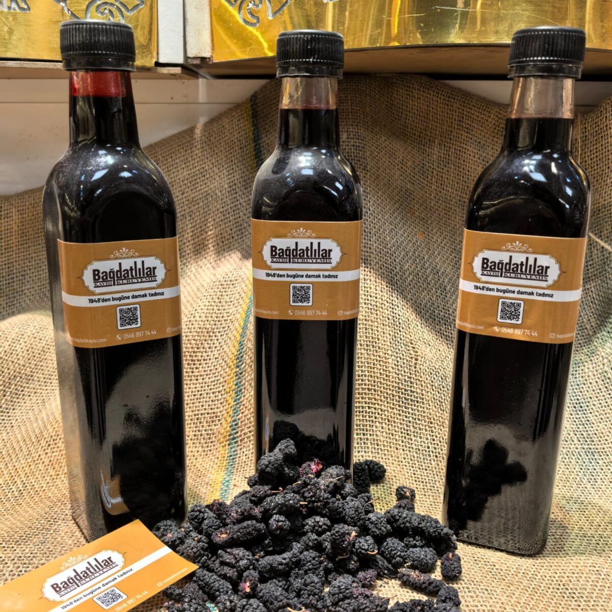 Karadut Pekmezi 350 gr Orijinal Ev Yapımı - Görsel 1
